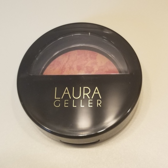 🦋 Laura Geller Baked Blush-N-Brighten Marbleized Blush (In Tropical Peach) - Picture 4 of 11